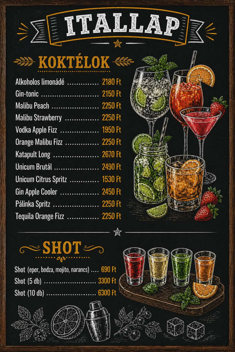 Drink menu 2